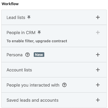 Heading Image of Workflow Filter in LinkedIn